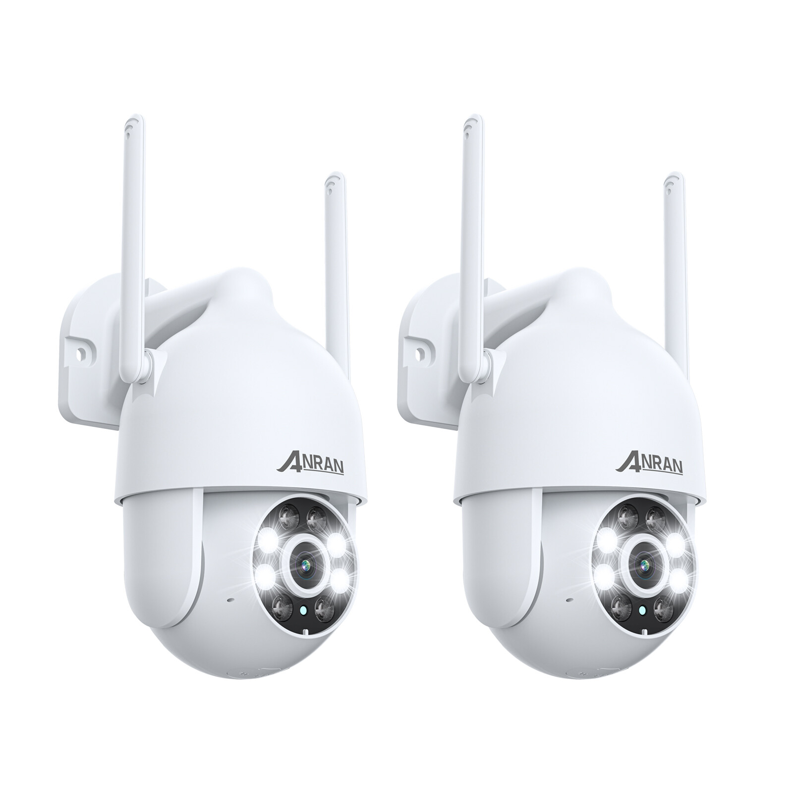 ANRAN 2K/3MP Funk Außen Überwachungskamera 360° PTZ WLAN IR Nachtsicht Heim IP65