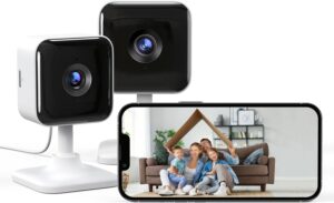 GNCC GC2 Kamera 2er Set Innen 1080P WLAN Nachtsicht Bewegung Audio Alexa SD