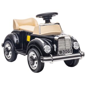 Rutschauto Kinderfahrzeug Rutscherfahrzeug mit Stauraum Kippschutz Schwarz