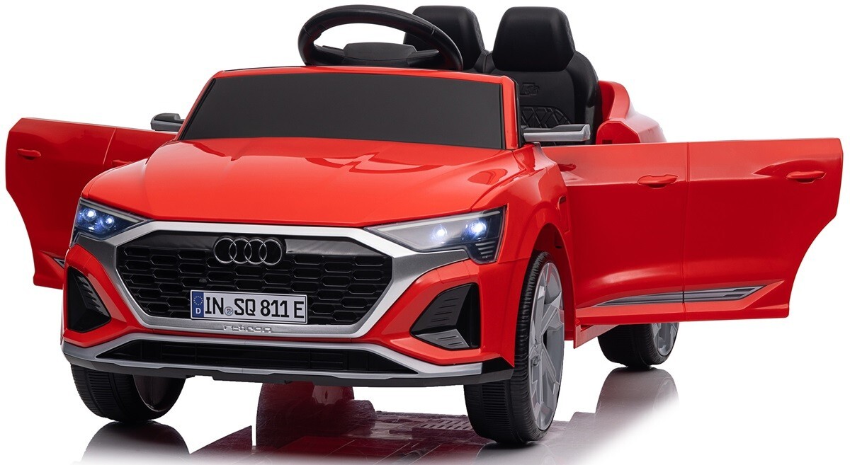 Audi SQ8 4x4 Ledersitz EVA Kinderauto Kinderfahrzeug Kinder Elektroauto Weiß