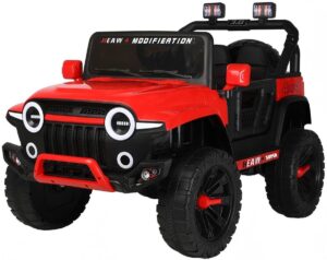 Jeep ST 3.0 4x4 180 Watt APP EVA Kinderauto Kinderfahrzeug Elektroauto Grau