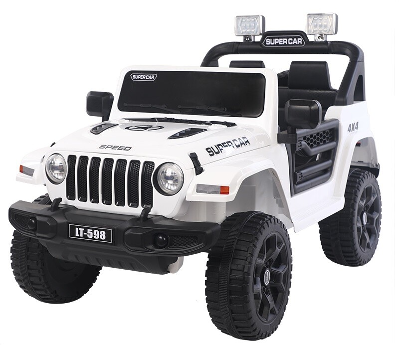 Jeep LT Off Road 4x4 4 Motoren Kinderauto Kinderfahrzeug Elektroauto Grün