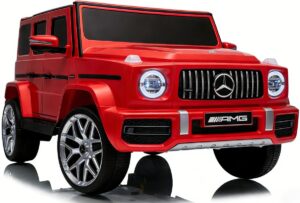 Mercedes G63 4x4 180 W LED Kinderauto Kinderfahrzeug Kinder Elektroauto Schw