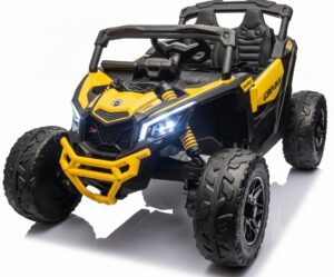 Buggy MAVERICK 4x4 800W Eva Räder Kinderauto Kinderfahrzeug Elektroauto Gelb