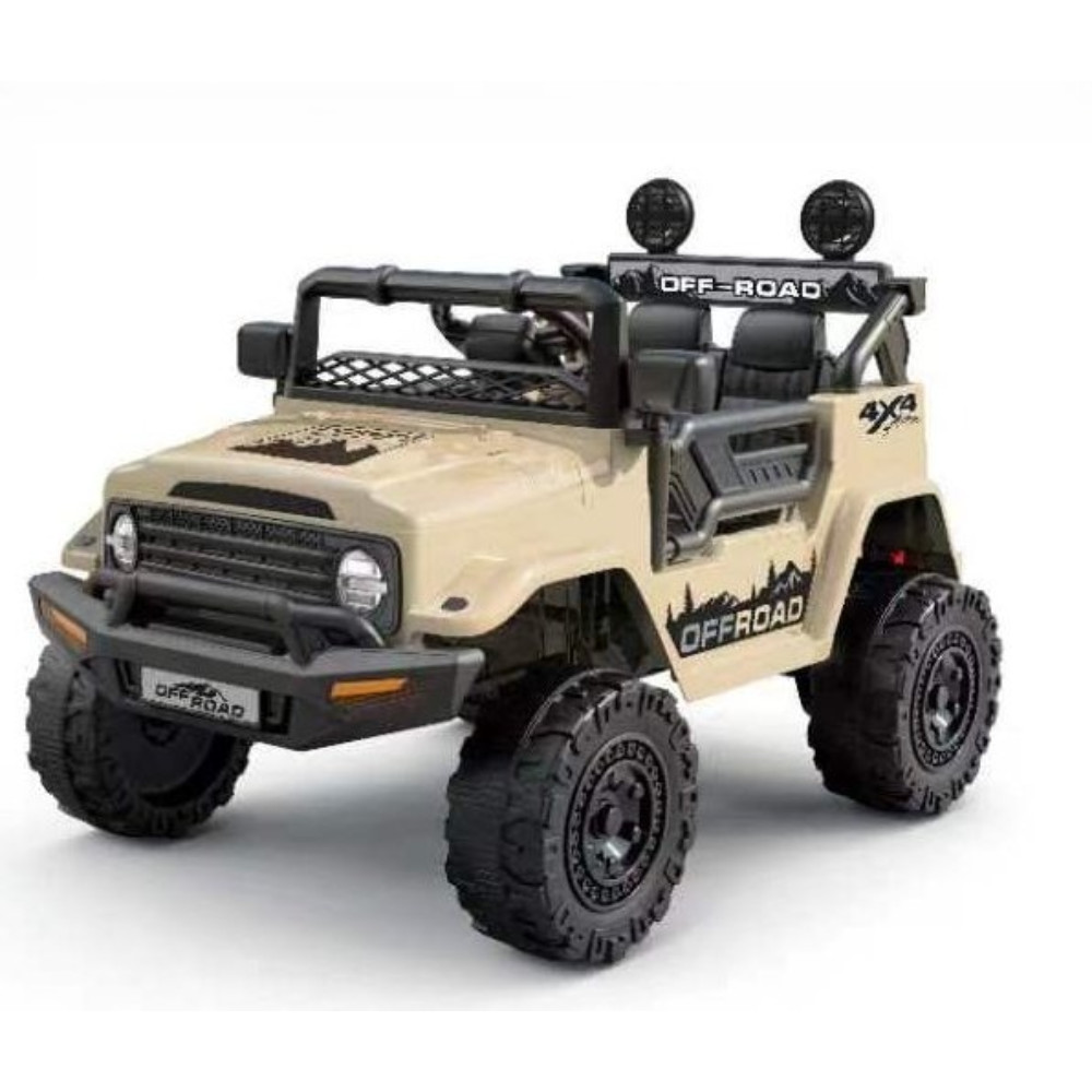 12V Offroad Kinderauto Mit 4.5Ah Akku Metall/Plastik PP Faltüren Sicherheitsgurt