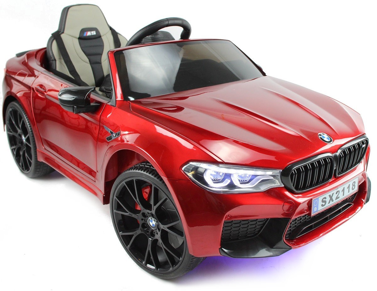 BMW M5 M Power 12V 14ah Kinderauto Kinderfahrzeug Kinder Elektroauto Rot