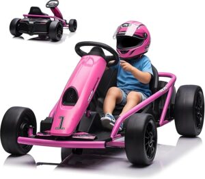 Elektro Go Kart für Kinder 6 12 Jahre 24V 2x300W Driftfunktion bis 70 kg