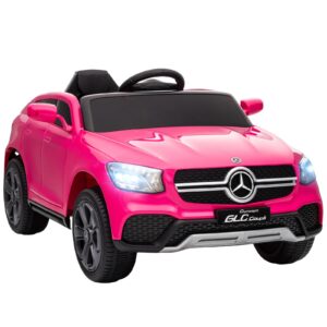 Kinder Elektroauto 12V Kinderauto mit 2 4 GHz Fernbedienung Hupe Rosa