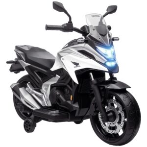 Kinder Elektro Motorrad 12V Kindermotorrad mit MP3 USB LED Scheinwerfer Rot