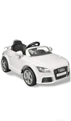 Audi TT RS Aufsitz Auto für Kinder mit Fernsteuerung Weiß