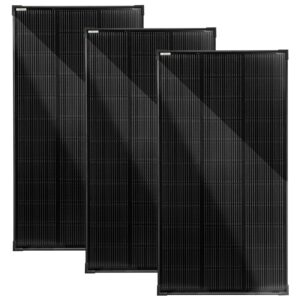 Solarmodul 120 Watt Mono 18V Black Solarpanel Solarzelle 1070 x 580 x 35