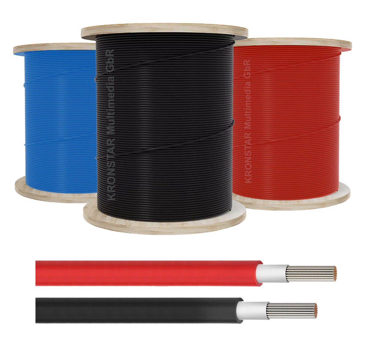 Solarkabel 6mm2 4mm2 Halogenfrei Photovoltaik PV Kabel Solarleitung 6mm² 4mm²