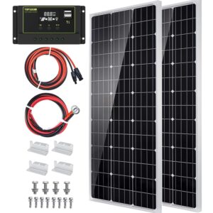 Solarpanel 200W Monokristallin Camping Wohnwagen Yacht unebene Flächen