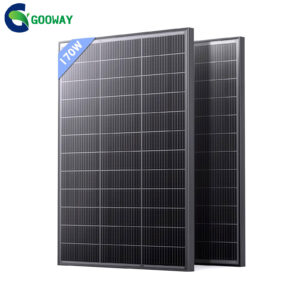 170W Solarpanel Solarmodul 12V 170Watt Monokristallin für 12V Solarpanel Kit