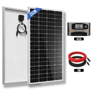 1000W 750W 500W 250W Solarmodul Set Solarpanel Wohnmobil Camping Off Grid Haus