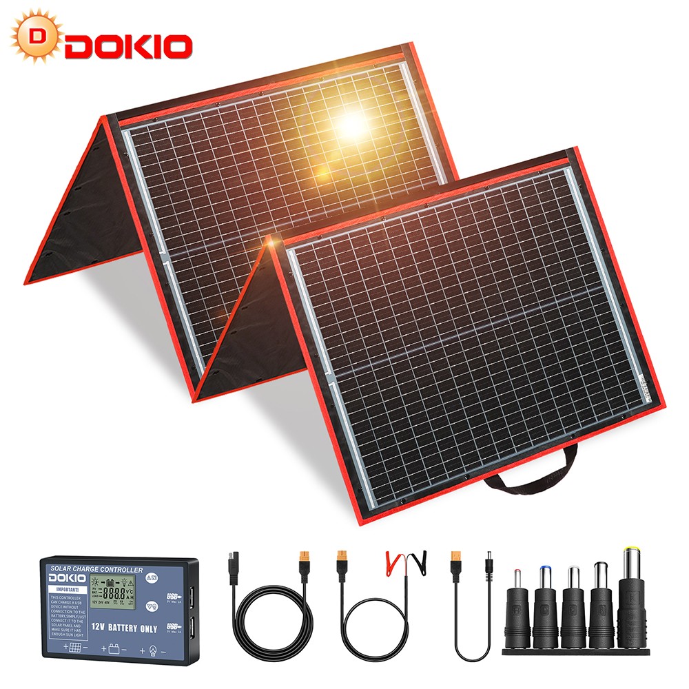160W Faltbares Solarpanel für Camping Boot Wohnmobil flexibel und tragbar