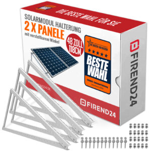 4x PV Halterung Solarpanel Solarmodul Aufständerung Photovoltaik Flachdach