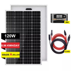 Wohnwagen 120W Solarmodul Set Mono Solarpanel PV Panel Van Netzunabhängige Solar
