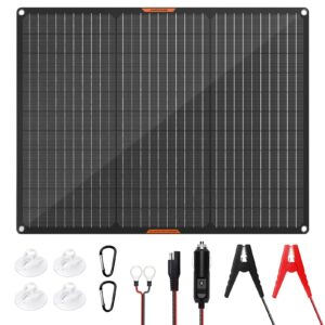 12 Volt 50 Watt Solar Autobatterie Ladegerät Solarmodul ErhaltungsladungTragbare