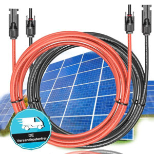 Solarpanel Solarmodule Solar Verlängerungskabel Solarstecker Verbindungskabel