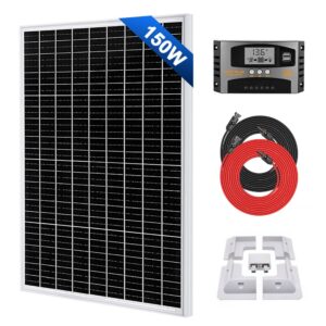 150W Solarpanel Kit Solar Set 12V Monokristallin Solarmodule 40A Ladegert USB