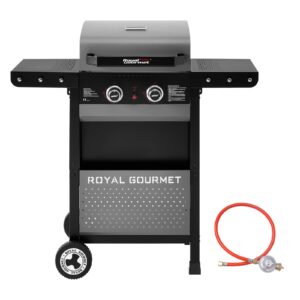 Royal Gourmet Gasgrill Grillwagen BBQ Standgrill mit Seitenablagen