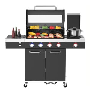 Gasgrill "KINGSTON" von El Fuego mit Infrarotbrenner LED Beleuchtung AY505