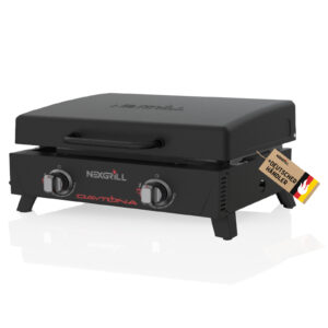 Nexgrill Daytona 2 Brenner Plancha Tischgrill 5 9kW Grillplatte Gasgrill