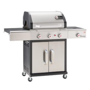 Landmann Gasgrillwagen TRITON 3.1 EDELSTAHL Variante Premium PTS System +AKTION+