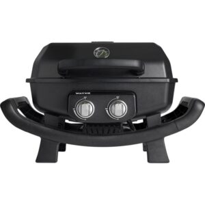 Burnhard Wayne Gasgrill schwarz Grill Balkongrill Tischgrill 2 Brenner NEU
