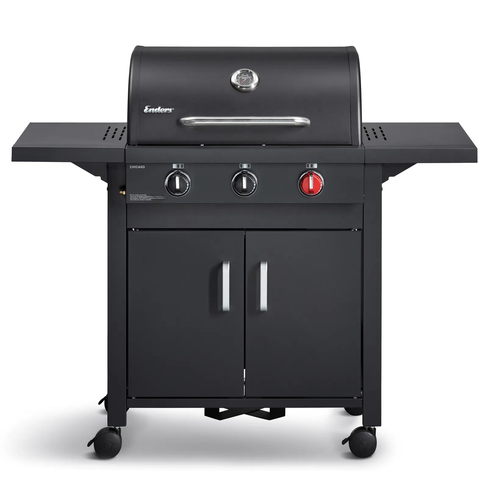 Enders Gasgrill Chicago Black 3 Turbo matt graphit