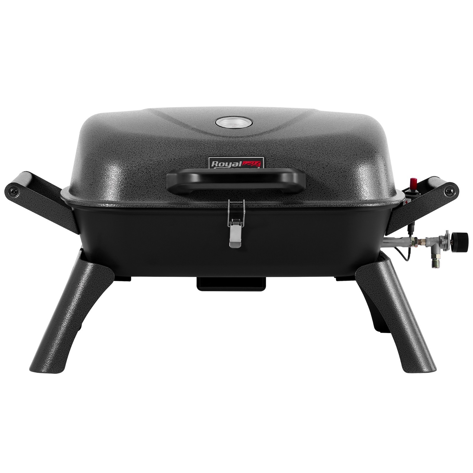 3 5 kW Tragbarer Gasgrill Tischgrill mit Piezozündung Royal Gourmet