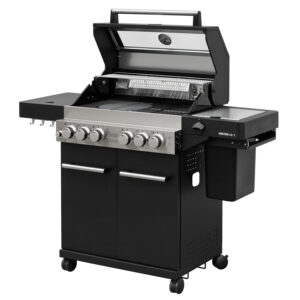 Feuergott Gasgrill Hektor 4B S BBQ Station inkl. Abdeckhaube