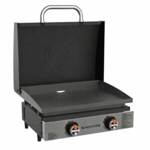 BLACKSTONE 22 Zoll Gas Griddle Tischgrill 2 Brenner 7kW Plancha inkl. Deckel