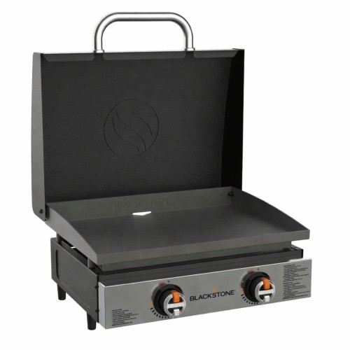 BLACKSTONE 22 Zoll Gas Griddle Tischgrill 2 Brenner 7kW Plancha inkl. Deckel