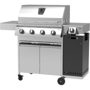 Gasgrill Edelstahl "Hermann XL Deluxe" + Infrarotbrenner Made in Germany