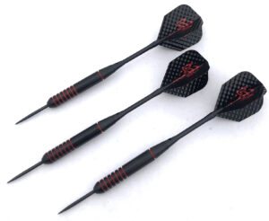 3 Dartpfeile Steel Dart je 21 Gramm Red Line + Aluschäften + Stahlspitzen
