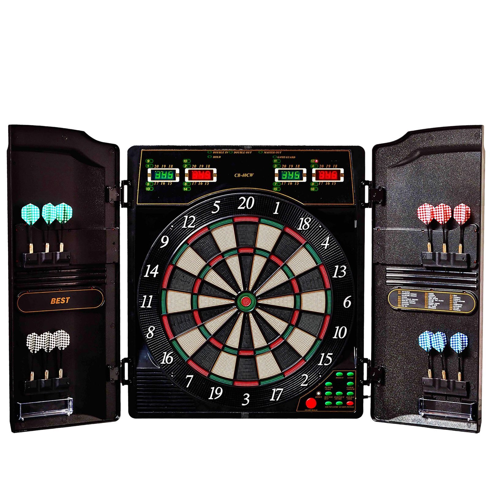 Best Sporting Dartscheibe elektronisch Oxford Evolution I Dartboard Kabinett