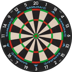 Mission Samurai 3 Bristle Dartboard hochwertige Turnier Dartscheibe für Darts