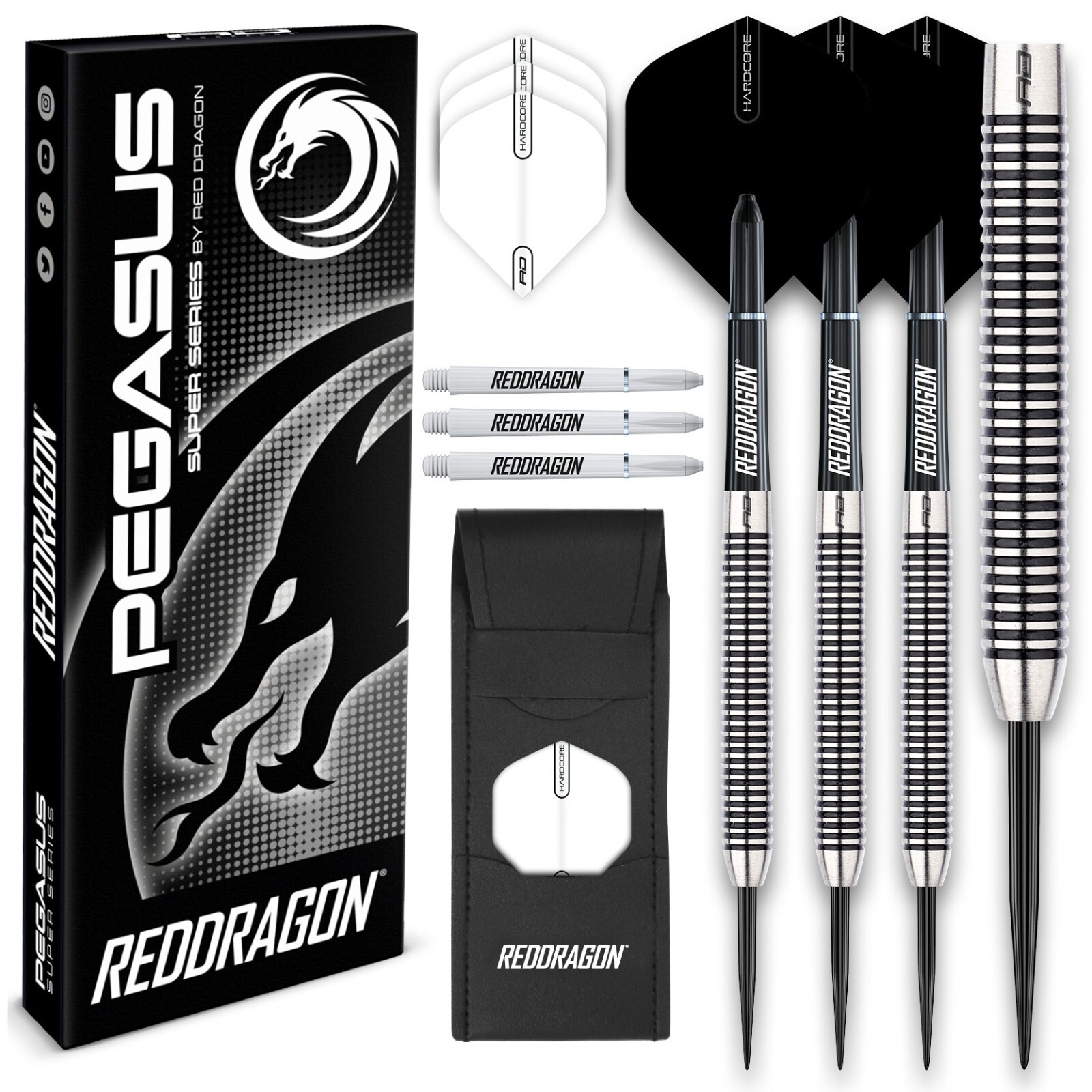 Dartpfeile Tungsten Steeldarts Set 21g 30gramm Pegasus Darts Mit Flights& Schäfte
