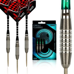 3 Stück Steel Darts Pfeile Set 22 Gramm Profi Steeldarts mit Metallspitze