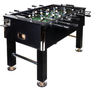 GAMES PLANET® Profi Tischfussball Leeds Kicker schwarz
