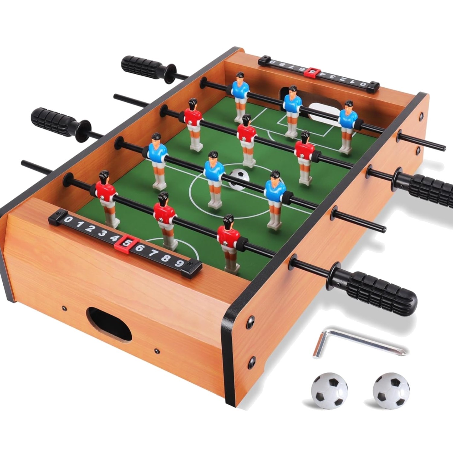 Mini Tischfussball Tragbarer Leichter Tischfußball Kickertisch/Tischkicker ...
