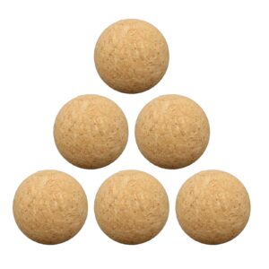 6x Tischfußball Kork Tischspiel Tischfussball Tischfussball Holzkicker