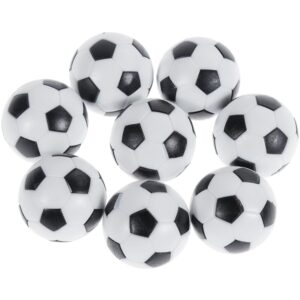 Tischfußball Bälle Mini Ball Schwarz Weiß 8 Stück