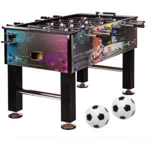 GAMES PLANET® Profi Tischfussball Leeds Kicker cyber