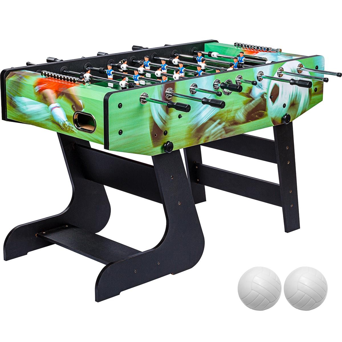 GAMES PLANET® Tischfussball Liverpool Kicker Soccer Print klappbar