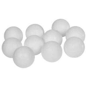 Kickerbälle Tischfußball Kickertischbälle 10er Set weiß hart