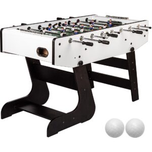 GAMES PLANET® Profi Tischfussball Liverpool Kicker weiß klappbar