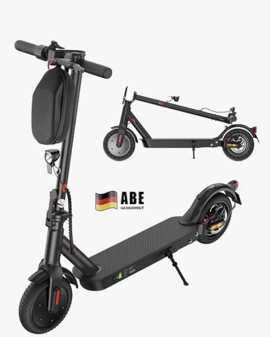 E Scooter Mit Straßenzulassung ABE Elektroroller Belastung Bis 120Kg 30 Km Rei
